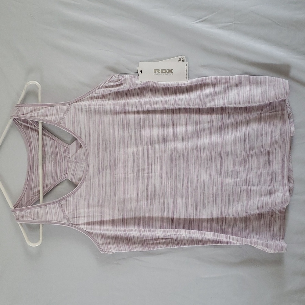 Rbx Active Women's Relax Twist Back Space Dye Tank Top - Large